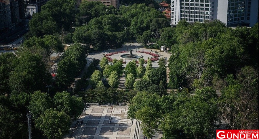 İBB GEZİ PARKI'NI YEŞERTİYOR 1029547557