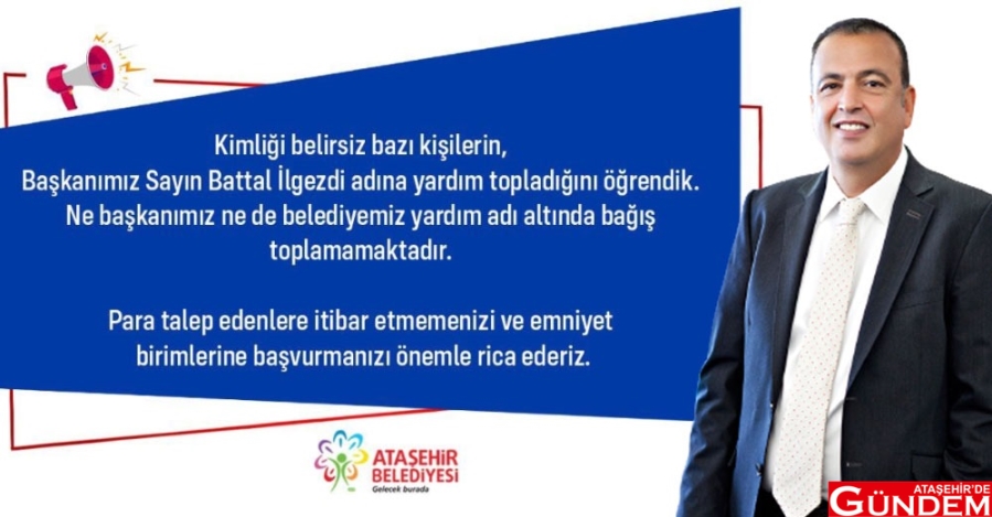 BELEDİYE UYARIYOR: “DOLANDIRICILARA İTİBAR ETMEYİN” 814f9bc1-6744-4fb5-b866-20d17dfb6396