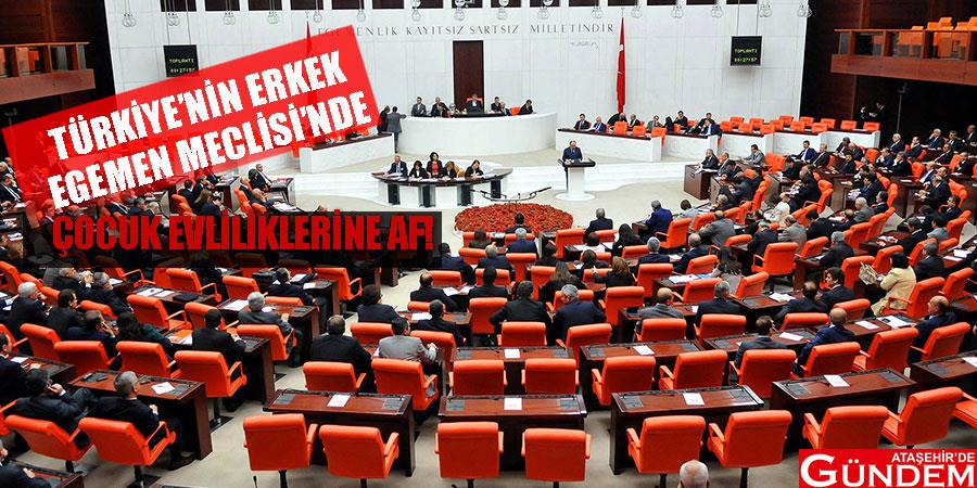 Erkek egemen mecliste çocukla evlenene af! AF