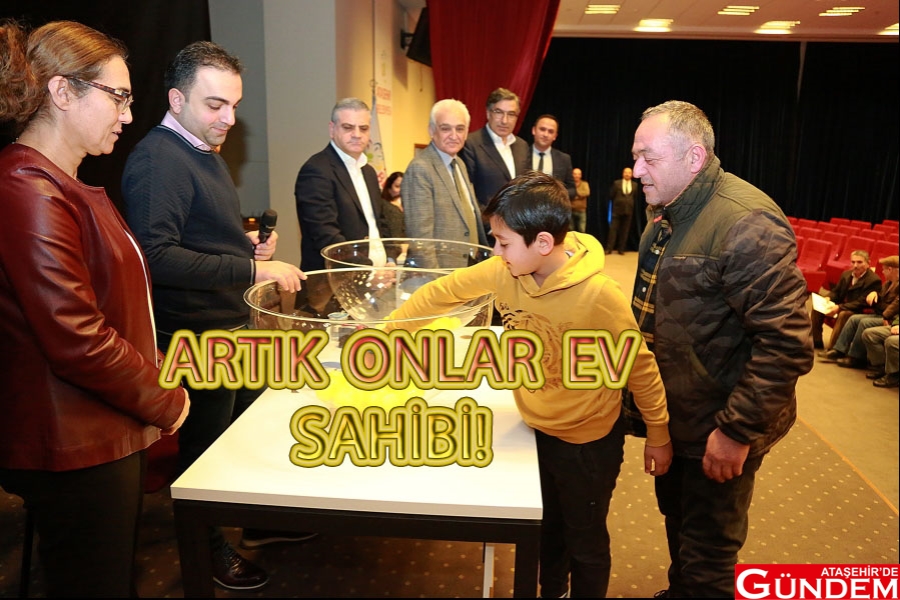 36 gecekondu sahibi artık güvenli evlerinde! BELEDİYE