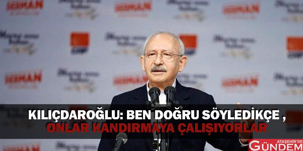 Kılıçdaroğlu: “Ben Doğru Söyledikçe Onlar Kandırmaya Çalışıyorlar” KI