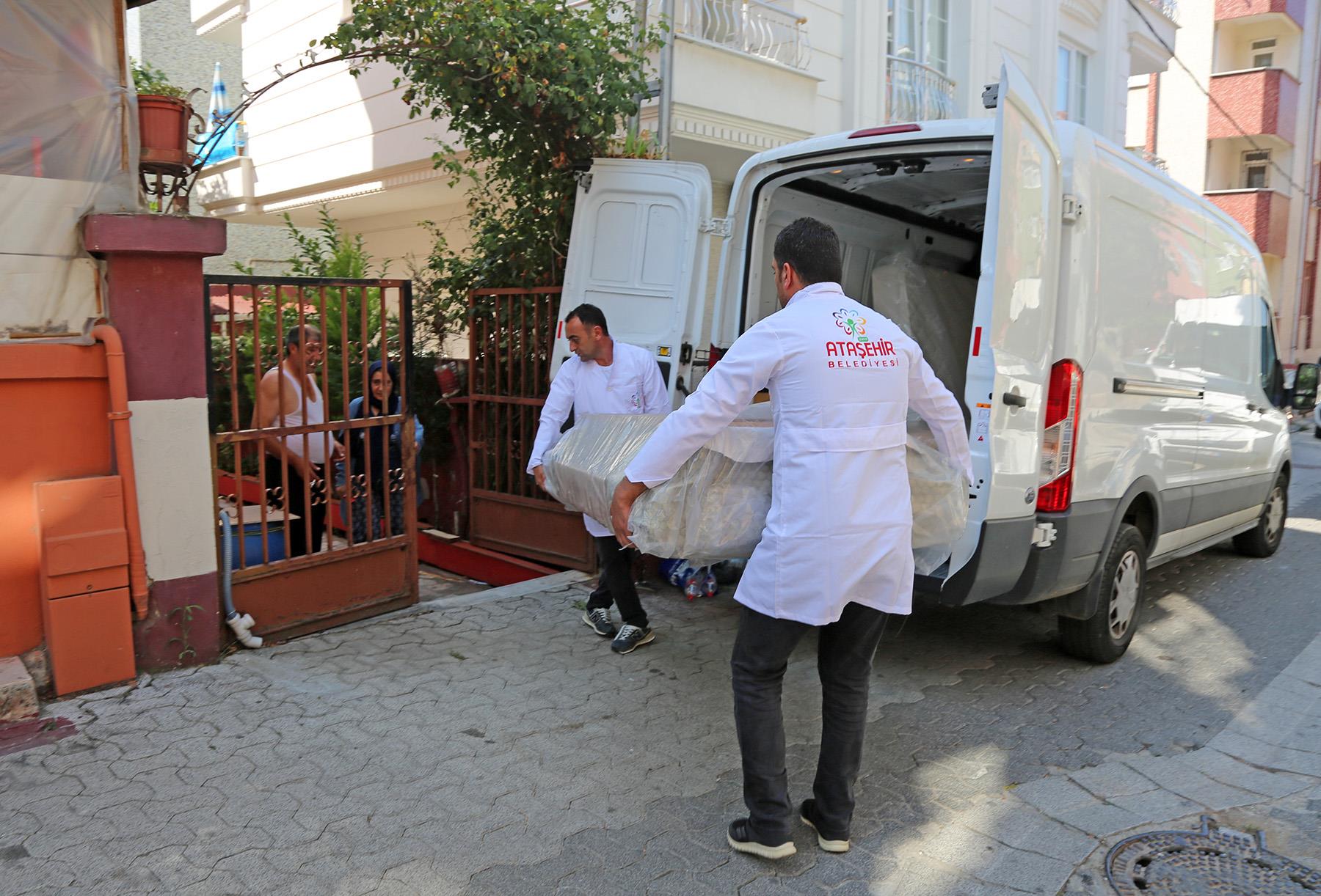 Sel Mağdurlarına Belediyeden Sosyal Yardım Desteği MRT_9355