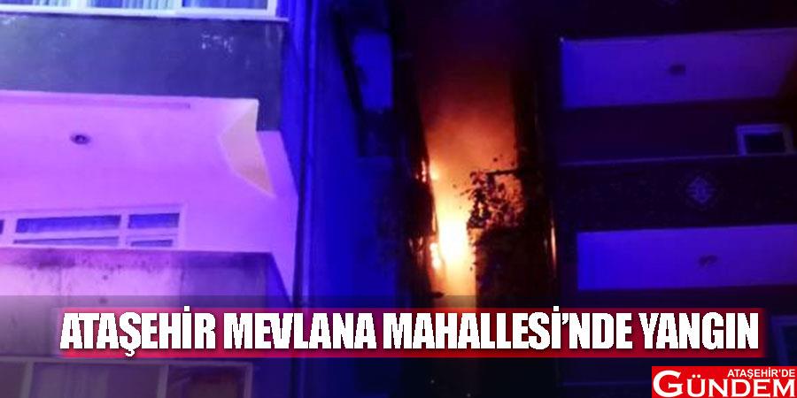 Ataşehir Mevlana Mahallesi’nde yangın! PKPKPKPKPK