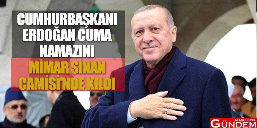 Erdoğan Namazını Mimar Sinan Camisi'nde Kıldı QWQW