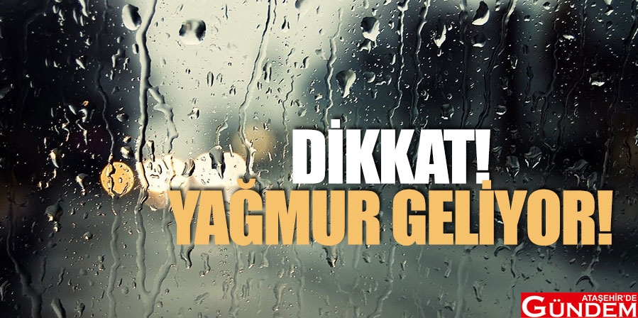 Meteoroljiden yağmur uyarısı YAPMUR-GELİYOR!