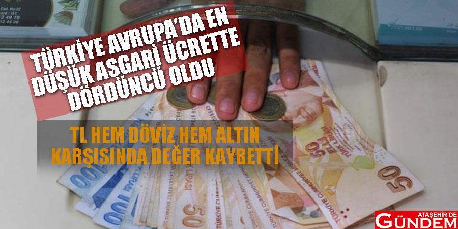Türkiye asgari ücrette hem döviz hem altın karşısında sınıfta kaldı YHYHYHS
