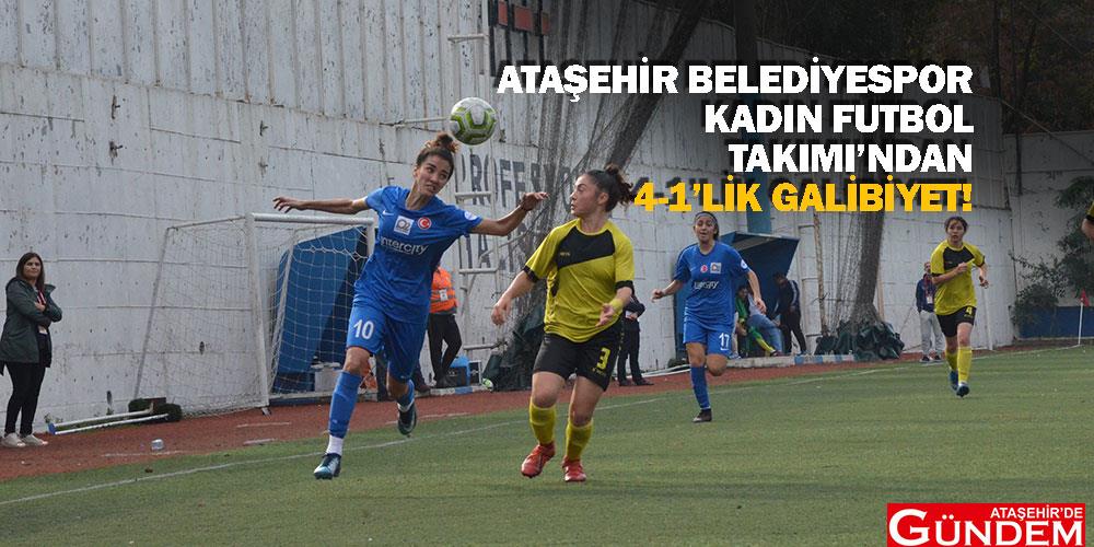 Ataşehir Belediyespor Kadın Futbol Takımı’ndan 4-1’lik Galibiyet aqa