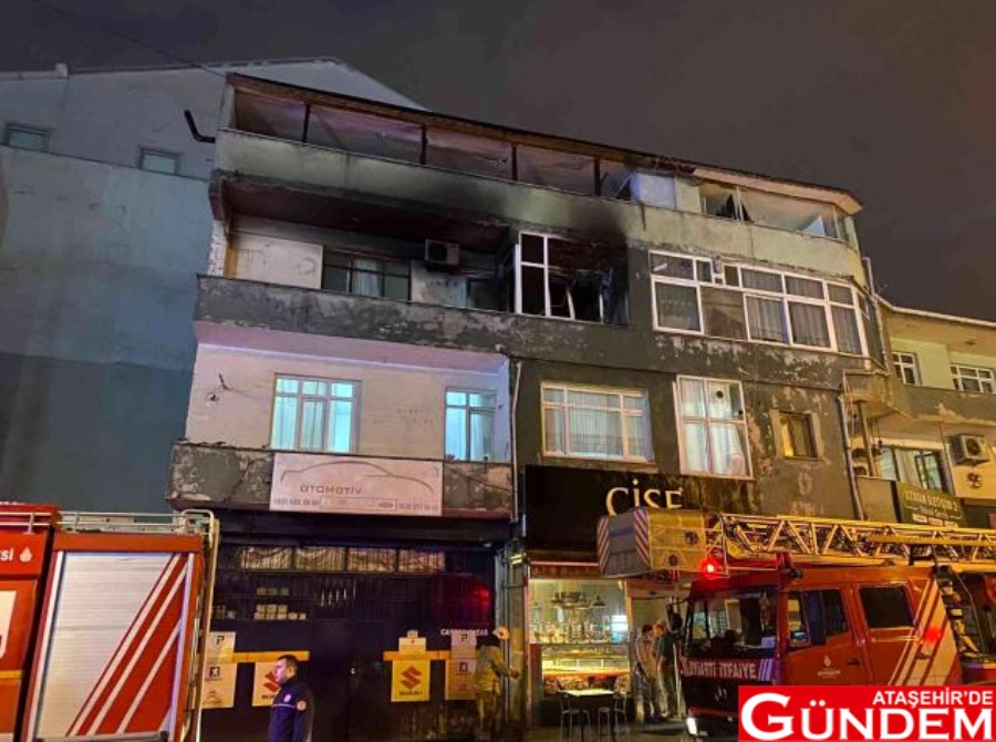YENİ SAHRA'DA MADDİ HASARLI YANGIN! atasehir-de-yanginda-komsulari-dumandan-5-14649998_osd