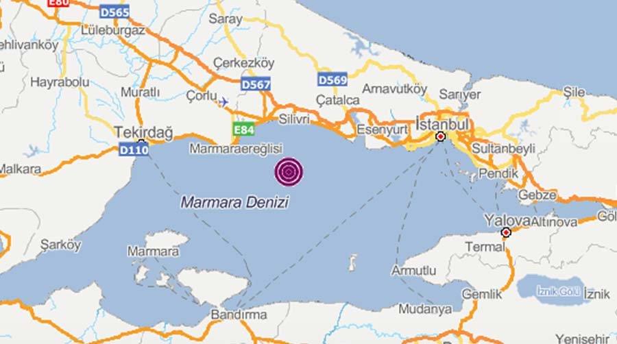 İstanbul'da Deprem Meydana Geldi gfjcghjc