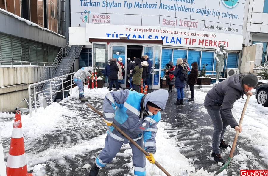 İLÇEDE KAR ÇALIŞMALARI HIZLA DEVAM EDİYOR yjömfylyfıl