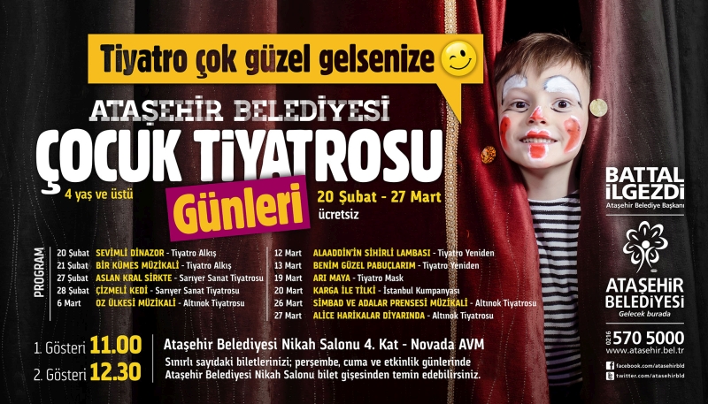 ÇOCUK TİYATROLARI DEVAM EDİYOR Görsel