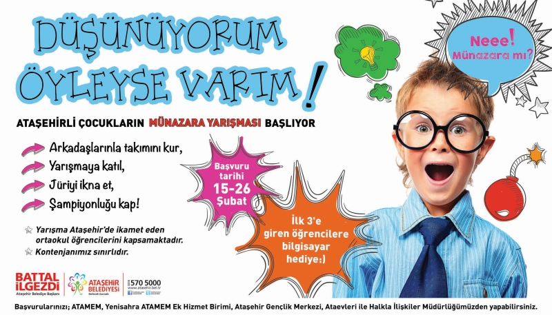 DÜŞÜNÜYORUM ÖYLEYSE VARIM! VAR MISIN MÜNAZARA YARIŞMASINA? görsel 2